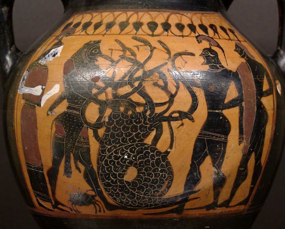 Lernaean, Hydra, Louvre,     ca.540 v. Ch