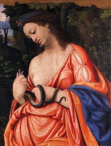 Andrea Solari, Kleopatra, zwischen 1480 und 1524, Privatsammlung
