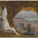 James Tissot, Jesus wird in der Wüste in Versuchung geführt, 1886-1894, Brooklyn Museum