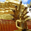 25_Gautama Buddha (Buddha in Naga Prok attitude) at Wat Phra That Doi Suthep in Chiang Mai, Thailand